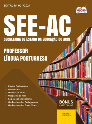Apostila SEE-AC em PDF - Professor - Língua Portuguesa 