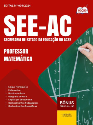 Apostila SEE-AC em PDF - Professor - Matemática 
