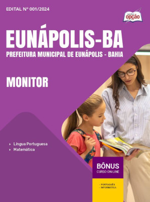 Apostila Prefeitura de Eunápolis - BA em PDF - Monitor 