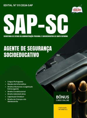 Apostila SAP-SC em PDF - Agente de Segurança Socioeducativo 