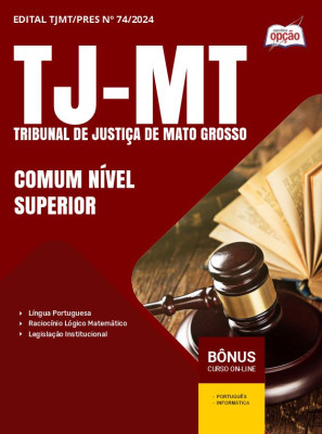 Apostila TJ-MT em PDF - Comum Nível Superior 