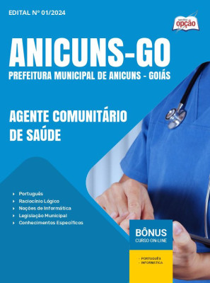 Apostila Prefeitura de Anicuns - GO em PDF - Agente Comunitário de Saúde 