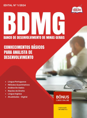 Apostila BDMG em PDF - Analista de Desenvolvimento (Conhecimentos Básicos) 