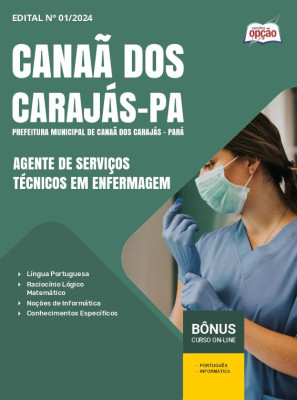Apostila Prefeitura de Canaã dos Carajás - PA em PDF - Agente de Serviços Técnicos em Enfermagem 