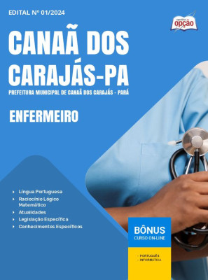 Apostila Prefeitura de Canaã dos Carajás - PA em PDF - Enfermeiro 