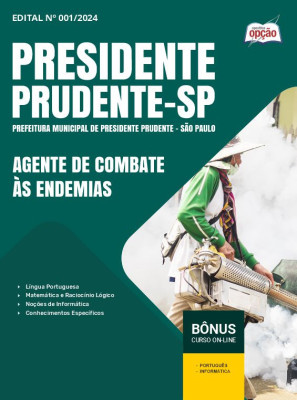 Apostila Prefeitura de Presidente Prudente - SP em PDF - Agente de Combate às Endemias 