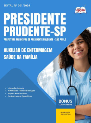 Apostila Prefeitura de Presidente Prudente - SP em PDF - Auxiliar de Enfermagem Saúde da Família 