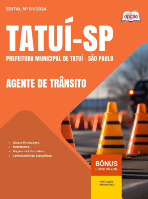 Apostila Prefeitura de Tatuí - SP em PDF - Agente de Trânsito 