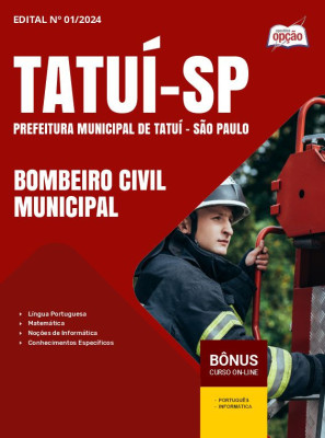 Apostila Prefeitura de Tatuí - SP em PDF - Bombeiro Civil Municipal 