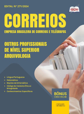 Apostila Correios em PDF - Outros Profissionais de Nível Superior - Arquivologia 