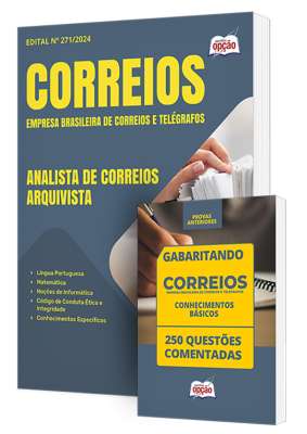 Combo Correios - Analista de Correios - Arquivista (Apostila + Questões Comentadas)
