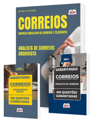 Combo Correios (3 em 1) - Analista de Correios - Arquivista (Apostila + Questões Gabaritadas + Comentadas)