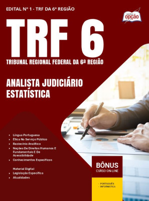Apostila TRF-6 em PDF - Analista Judiciário - Área: Apoio Especializado - Especialidade: Estatística 