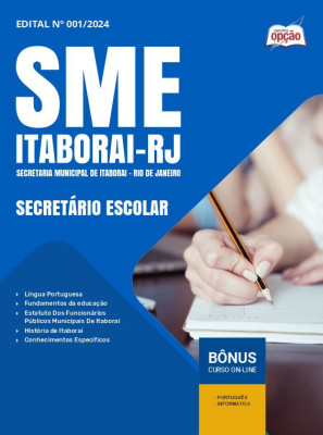 Apostila SME Itaborai - RJ em PDF - Secretário Escolar 