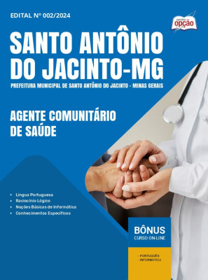 Apostila Prefeitura de Santo Antônio do Jacinto - MG  - Agente Comunitário de Saúde