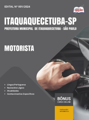 Apostila Prefeitura de Itaquaquecetuba - SP em PDF - Motorista 