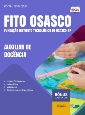 Apostila FITO OSASCO em PDF - Auxiliar de Docência 