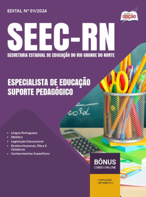 Apostila SEEC-RN em PDF - Especialista de Educação - Suporte Pedagógico 
