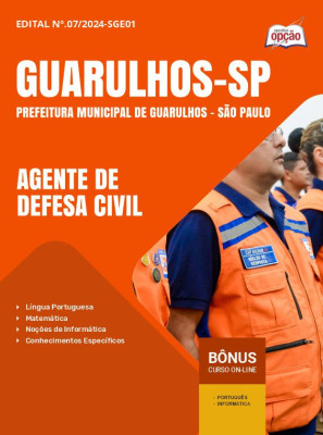 Apostila Prefeitura de Guarulhos - SP em PDF - Agente de Defesa Civil 
