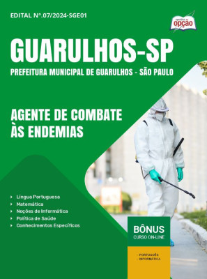 Apostila Prefeitura de Guarulhos - SP em PDF - Agente de Combate às Endemias 