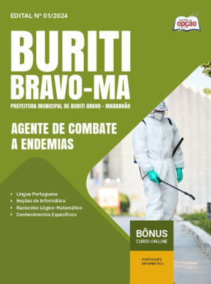 Apostila Prefeitura de Buriti Bravo - MA em PDF - Agente de Combate a Endemias 
