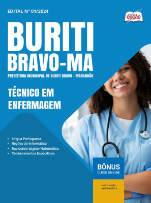 Apostila Prefeitura de Buriti Bravo - MA em PDF - Técnico em Enfermagem 