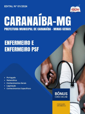 Apostila Prefeitura de Caranaíba - MG em PDF - Enfermeiro e Enfermeiro PSF 2025