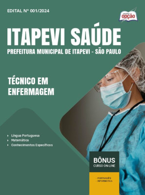 Apostila Itapevi Saúde em PDF - Técnico em Enfermagem 2025