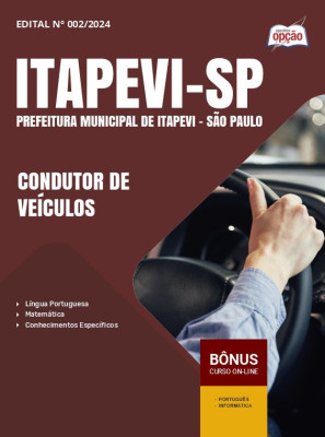 Apostila Prefeitura de Itapevi - SP em PDF - Condutor de Veículos 2025