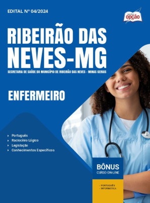 Apostila Prefeitura de Ribeirão das Neves - MG (Secretaria de Saúde) em PDF - Enfermeiro 2025