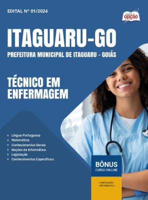 Apostila Prefeitura de Itaguaru - GO em PDF - Técnico em Enfermagem 2025