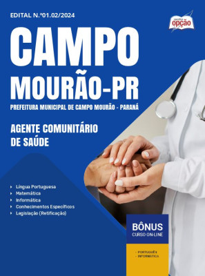 Apostila Prefeitura de Campo Mourão - PR em PDF - Agente Comunitário de Saúde 2025