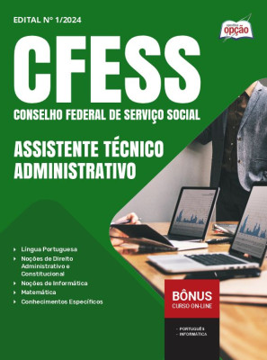 Apostila CFESS em PDF - Assistente Técnico Administrativo 2025