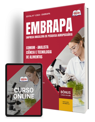 Apostila EMBRAPA 2025 - Comum - Analista - Ciência e Tecnologia de Alimentos - Área 1