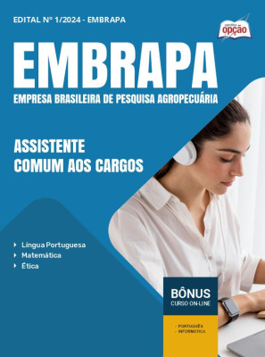 Apostila EMBRAPA em PDF - Assistente - Comum aos cargos 2025
