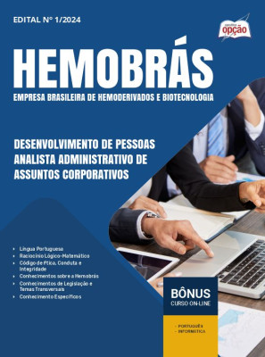 Apostila Hemobrás em PDF - Desenvolvimento de Pessoas - Analista Administrativo De Assuntos Corporativos 2025