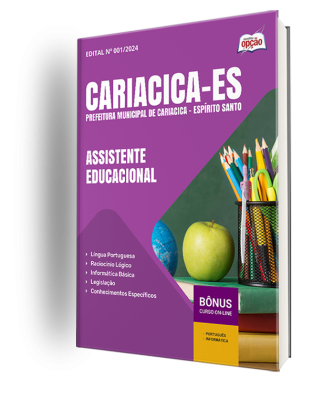 Apostila Prefeitura de Cariacica - ES 2025 - Assistente Educacional