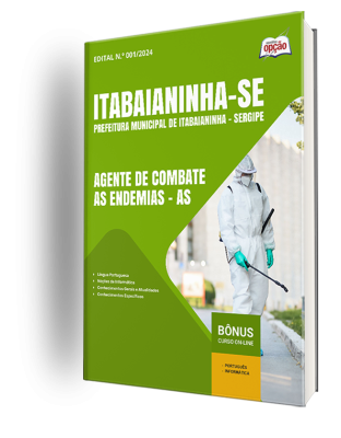 Apostila Prefeitura de Itabaianinha - SE 2025 - Agente de Combate as Endemias – AS
