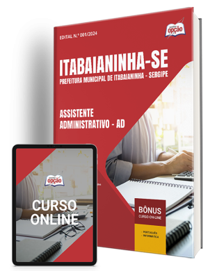 Apostila Prefeitura de Itabaianinha - SE 2025 - Assistente Administrativo – AD