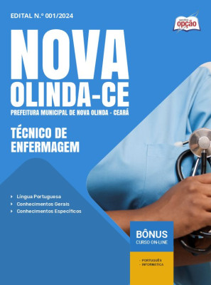 Apostila Prefeitura de Nova Olinda - CE em PDF - Técnico de Enfermagem 2025