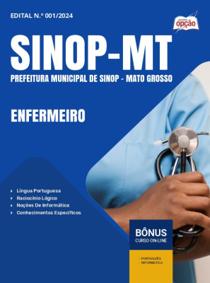 Apostila Prefeitura de Sinop - MT em PDF - Enfermeiro 2025