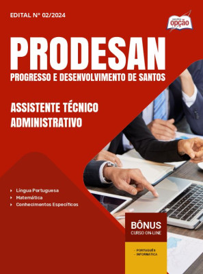Apostila PRODESAN em PDF - Assistente Técnico-Administrativo 2025