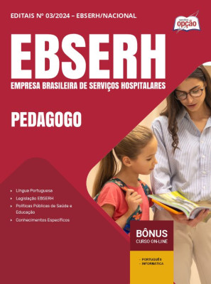 Apostila EBSERH em PDF - Pedagogo 2025