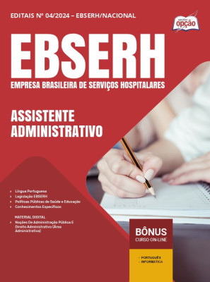 Apostila EBSERH em PDF - Assistente Administrativo 2025