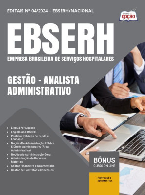 Apostila EBSERH em PDF - Gestão - Analista Administrativo 2025