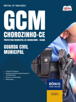 Apostila Prefeitura de Chorozinho - CE em PDF -  Guarda Civil Municipal 2025