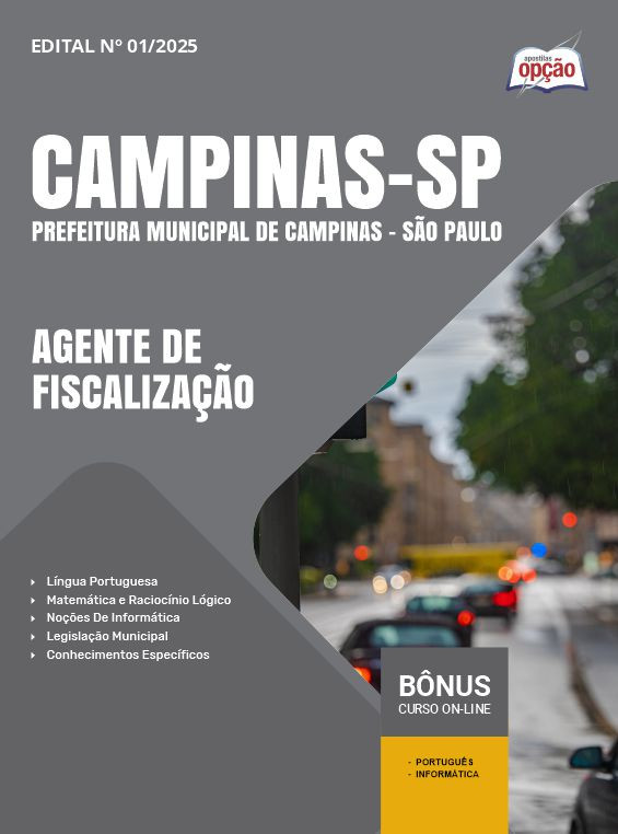 Apostila Concurso Prefeitura de Campinas (SP) 2025