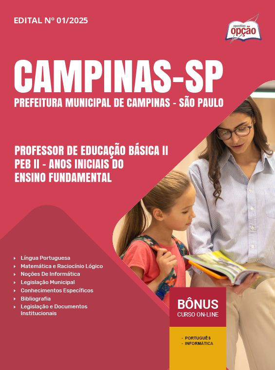 Apostila Concurso Prefeitura de Campinas (SP) 2025