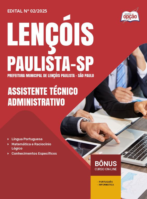 Apostila Concurso Prefeitura de Lençóis Paulista (SP) 2025
