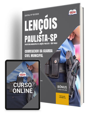 Apostila Prefeitura de Lençóis Paulista - SP 2025 - Corregedor da Guarda Civil Municipal